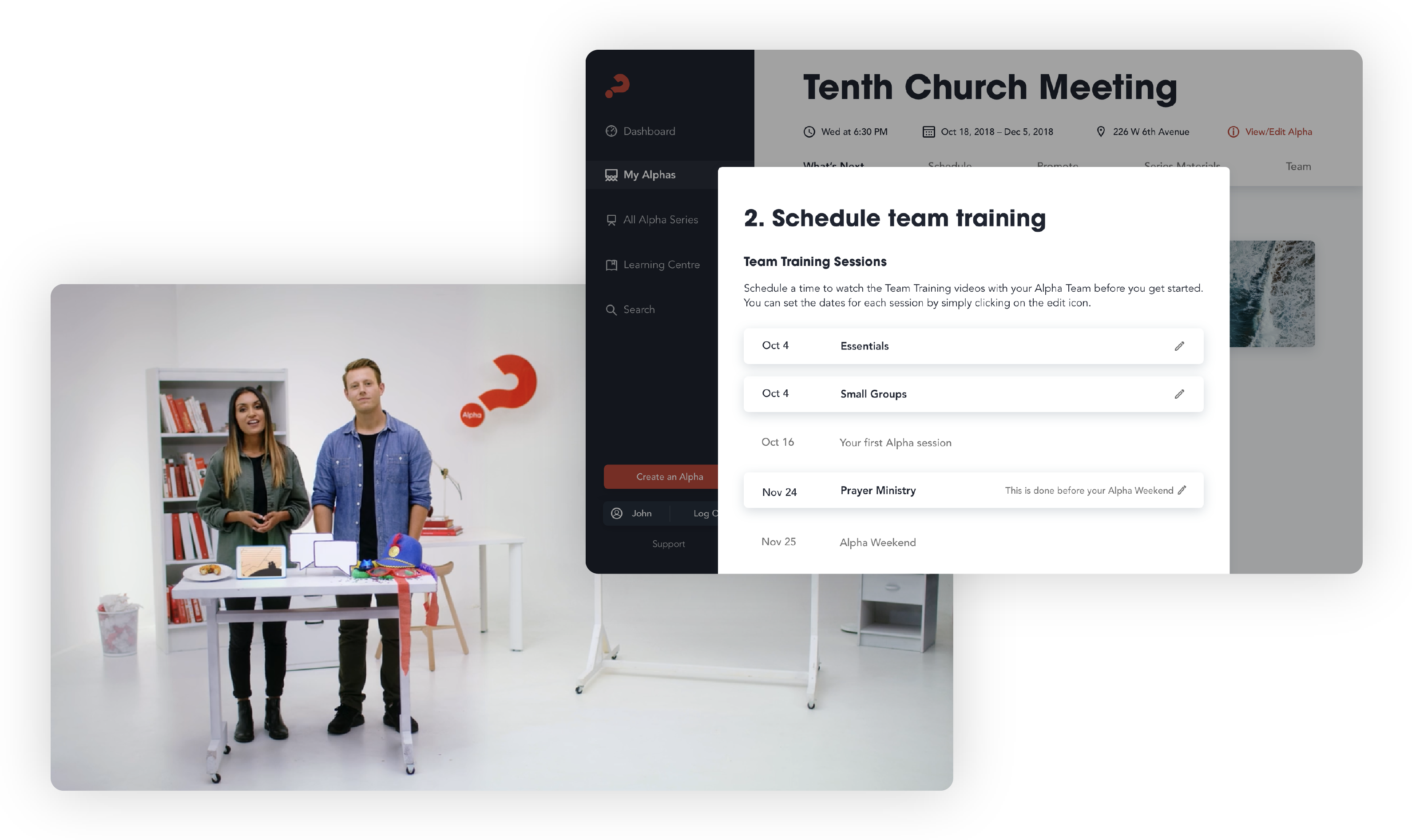 run alpha team training